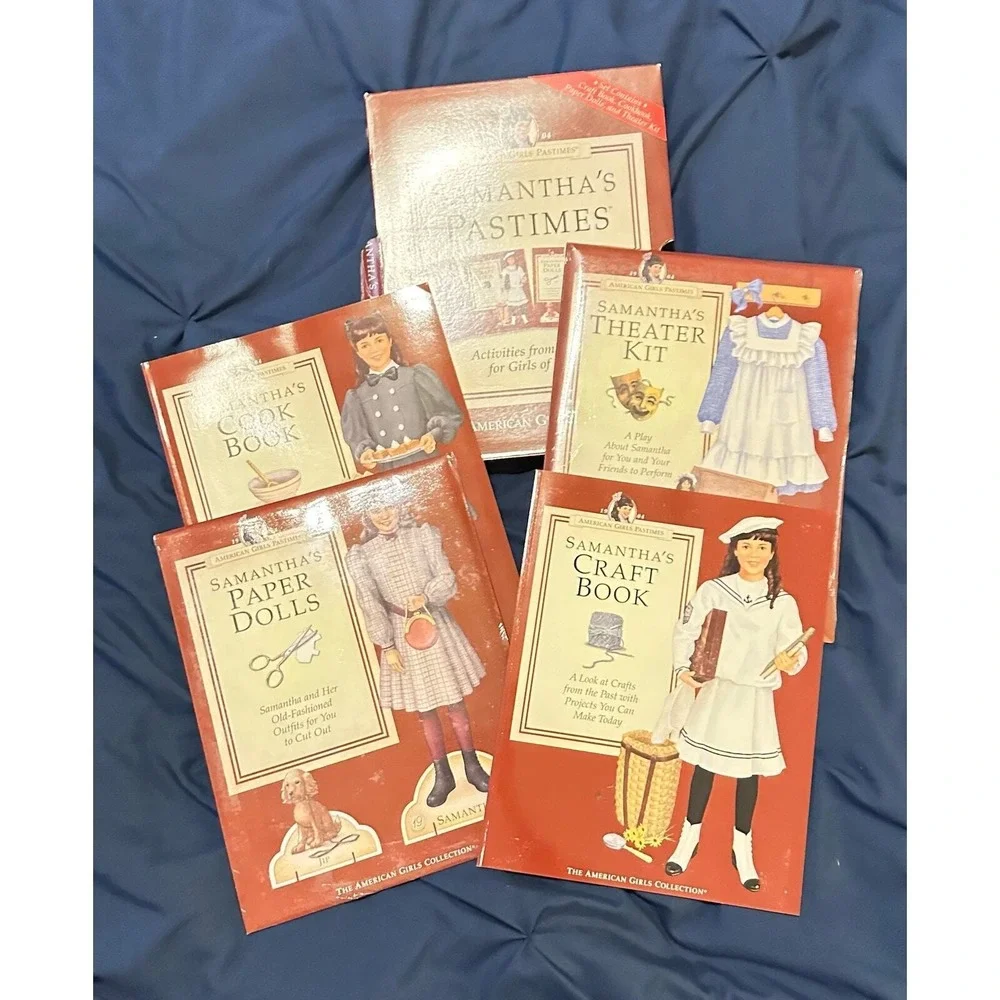 American Girls SAMANTHA'S PASTIMES Collection Set of 4 books NEW